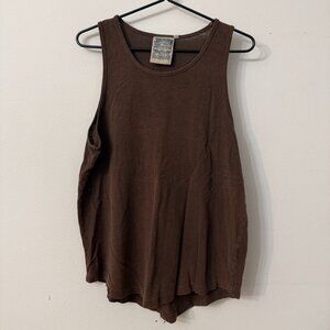 Jungmaven American Made Brown Hemp Cotton Tank Top Size S